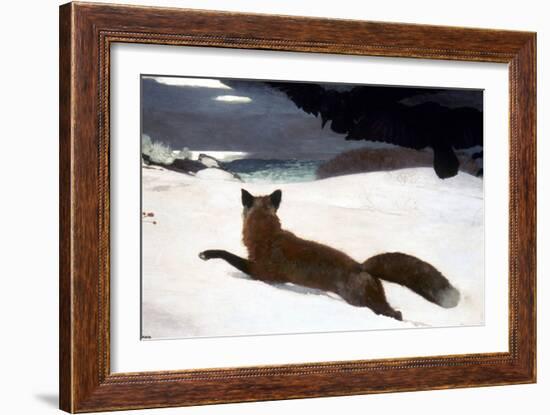 Homer: Fox Hunt, 1893-Winslow Homer-Framed Giclee Print