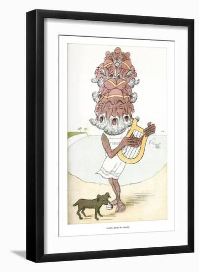 Homer, Going His Round, 1904-Max Beerbohm-Framed Giclee Print