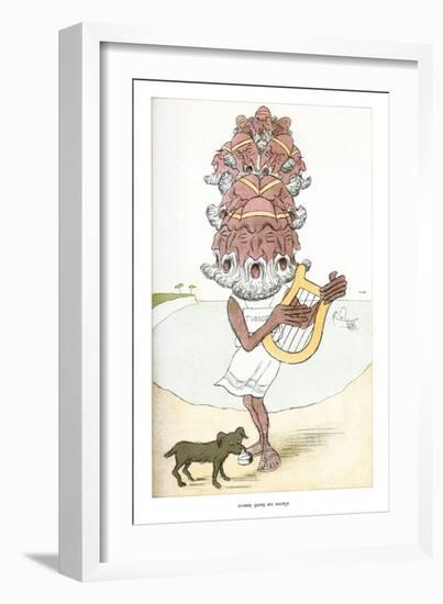 Homer, Going His Round, 1904-Max Beerbohm-Framed Giclee Print