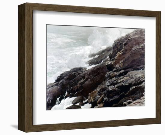 Homer: High Cliff, 1894-Winslow Homer-Framed Giclee Print