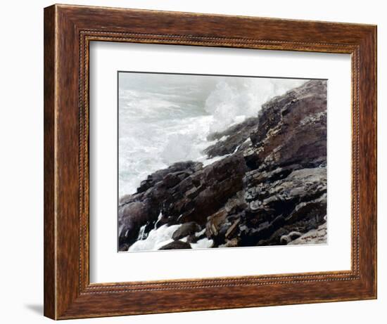 Homer: High Cliff, 1894-Winslow Homer-Framed Giclee Print