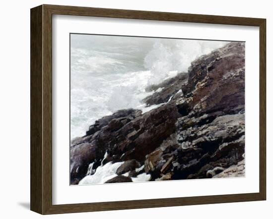 Homer: High Cliff, 1894-Winslow Homer-Framed Giclee Print