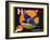 Homer Pigeon Label-null-Framed Art Print