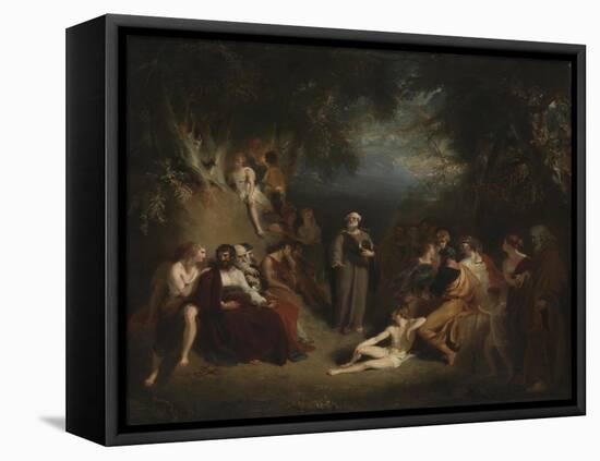 Homer Reciting His Poems-Thomas Lawrence-Framed Premier Image Canvas