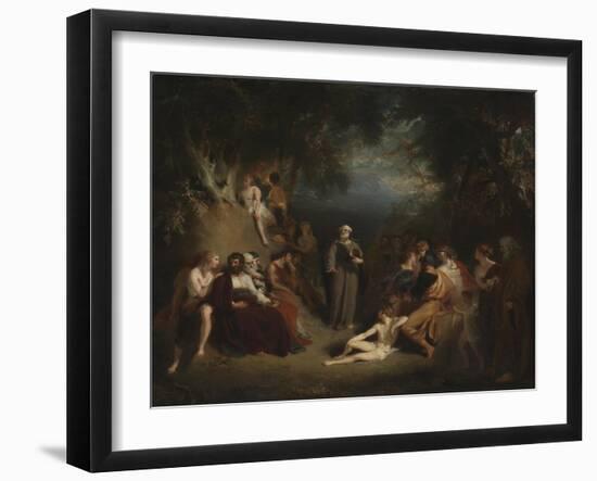 Homer Reciting His Poems-Thomas Lawrence-Framed Giclee Print