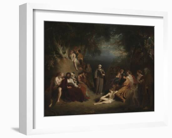 Homer Reciting His Poems-Thomas Lawrence-Framed Giclee Print