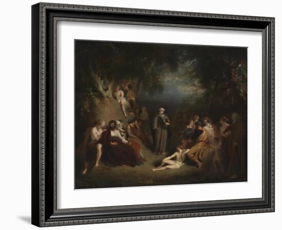 Homer Reciting His Poems-Thomas Lawrence-Framed Giclee Print