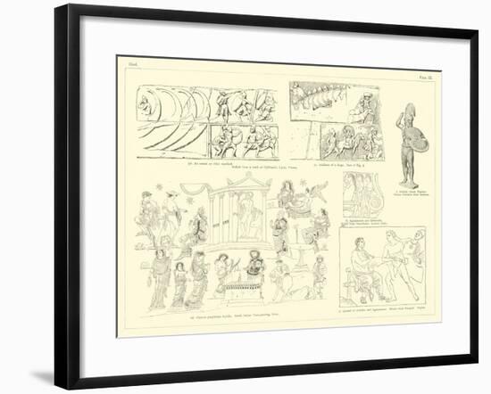 Homer's Iliad-null-Framed Giclee Print