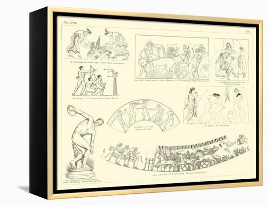 Homer's Iliad-null-Framed Premier Image Canvas