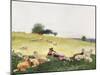 Homer's Sheep Countryside II-Winslow Homer-Mounted Art Print