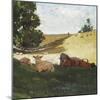 Homer's Sheep Countryside III-Winslow Homer-Mounted Art Print