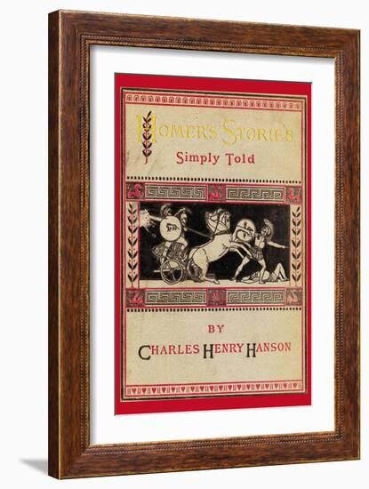 Homer's Stories-null-Framed Art Print