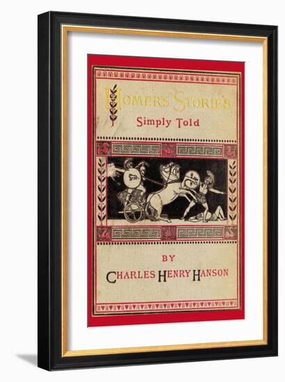 Homer's Stories-null-Framed Art Print