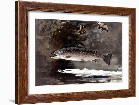 Homer: Trout, 1889-Winslow Homer-Framed Giclee Print