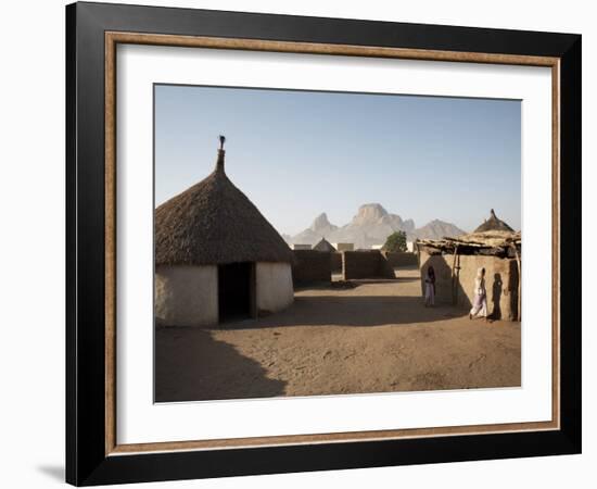 Homes Lie in the Shadow of Taka Mountain in the Town of Kassala, Sudan, Africa-Mcconnell Andrew-Framed Photographic Print
