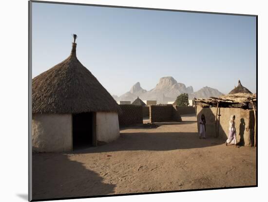 Homes Lie in the Shadow of Taka Mountain in the Town of Kassala, Sudan, Africa-Mcconnell Andrew-Mounted Photographic Print