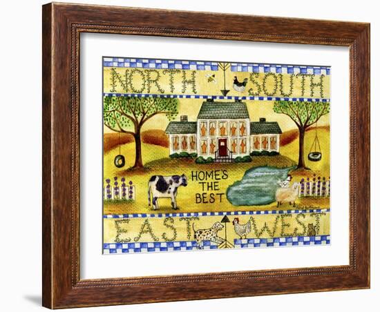 Homes the Best Lang-Cheryl Bartley-Framed Giclee Print