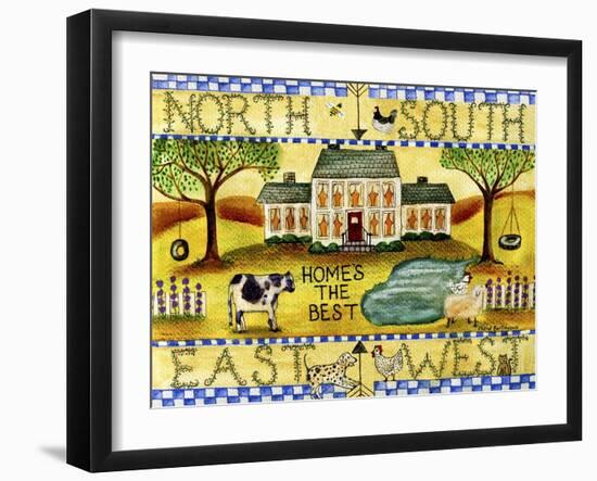 Homes the Best Lang-Cheryl Bartley-Framed Giclee Print