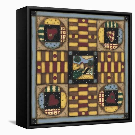 Homespun Patches-Robin Betterley-Framed Premier Image Canvas