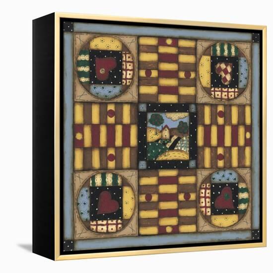 Homespun Patches-Robin Betterley-Framed Premier Image Canvas