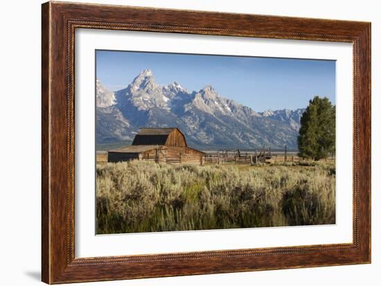 Homestead Barn-Michael Hudson-Framed Art Print