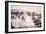 Homesteaders Rushing into the Cherokee Strip, 16th September 1893 (B/W Photo)-American Photographer-Framed Giclee Print