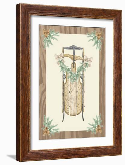 Hometown Christmas on Wood II-Andi Metz-Framed Art Print