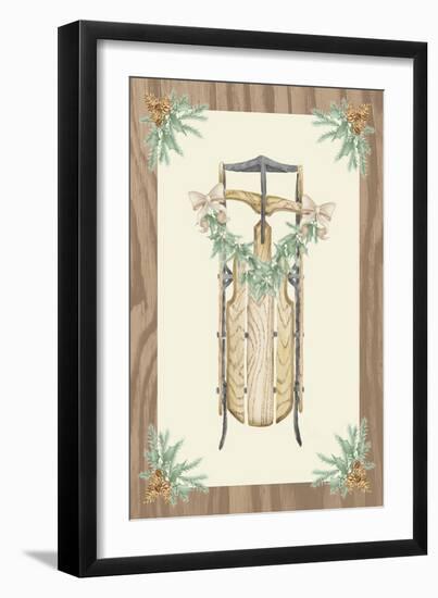 Hometown Christmas on Wood II-Andi Metz-Framed Art Print