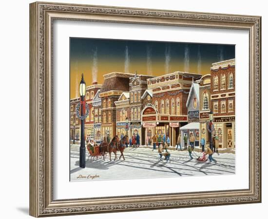 Hometown Christmas-Don Engler-Framed Giclee Print