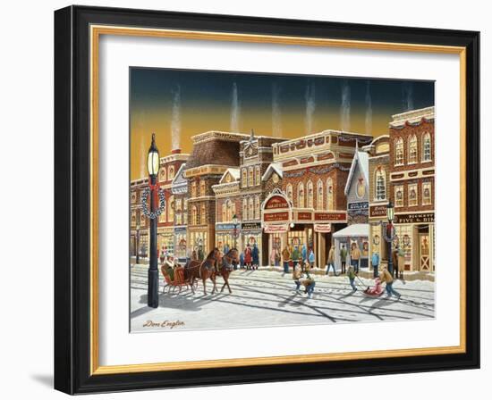 Hometown Christmas-Don Engler-Framed Giclee Print