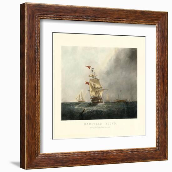 Homeward Bound-Samuel Walters-Framed Art Print