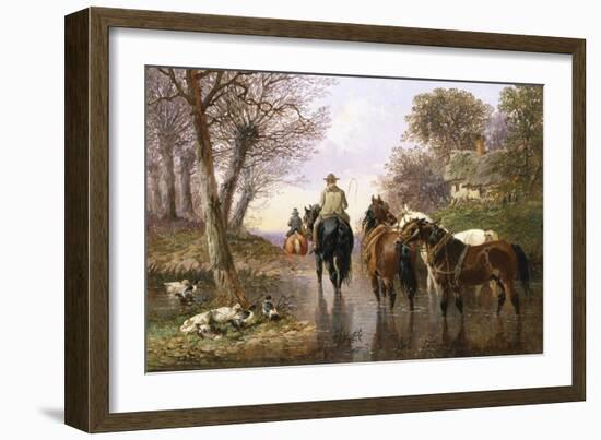 Homeward Bound-John Frederick Herring Jr.-Framed Giclee Print