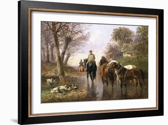 Homeward Bound-John Frederick Herring Jr.-Framed Giclee Print