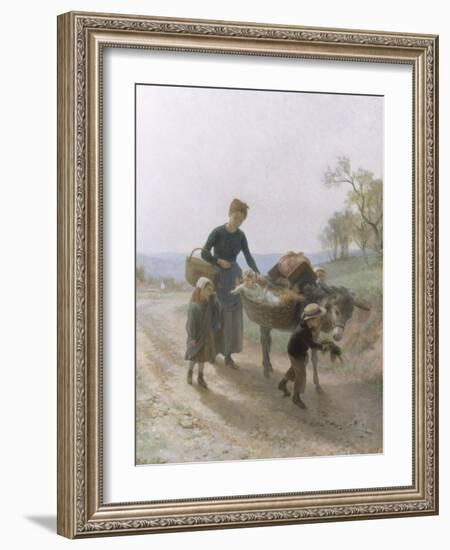 Homeward Bound-Andre Henri Dargelas-Framed Giclee Print