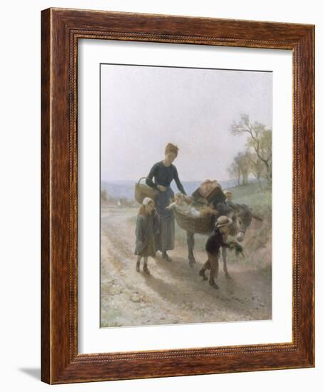 Homeward Bound-Andre Henri Dargelas-Framed Giclee Print