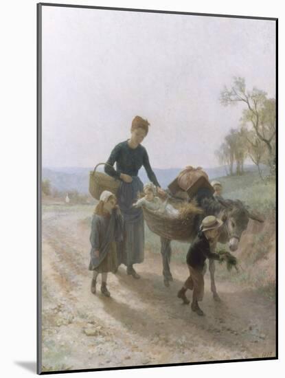 Homeward Bound-Andre Henri Dargelas-Mounted Giclee Print