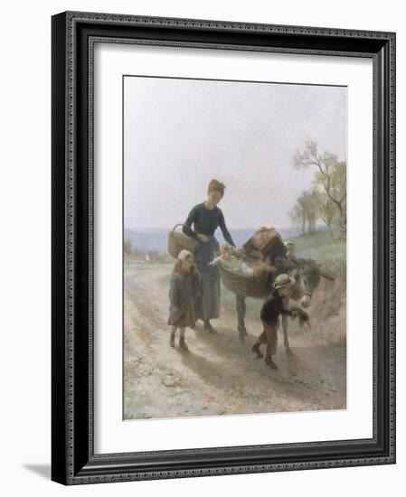 Homeward Bound-Andre Henri Dargelas-Framed Giclee Print