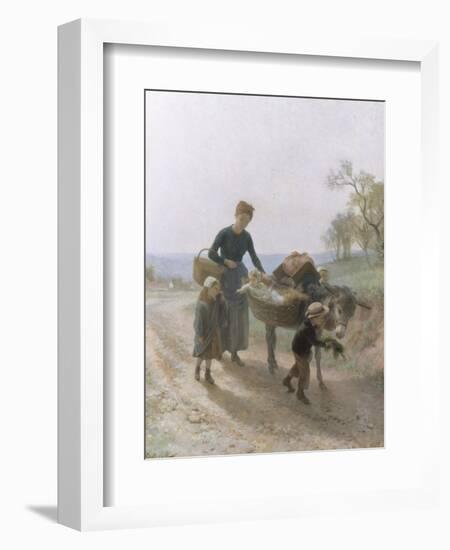 Homeward Bound-Andre Henri Dargelas-Framed Giclee Print