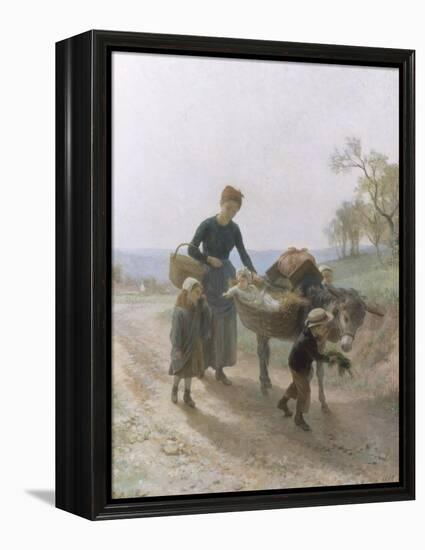 Homeward Bound-Andre Henri Dargelas-Framed Premier Image Canvas