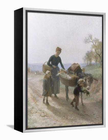 Homeward Bound-Andre Henri Dargelas-Framed Premier Image Canvas