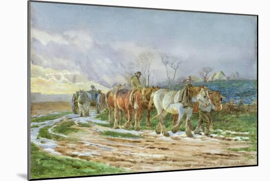 Homeward Bound-Charles James Adams-Mounted Giclee Print