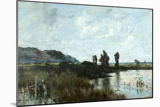 Homewards, Conway Marsh, 1881-William Meredith-Mounted Giclee Print