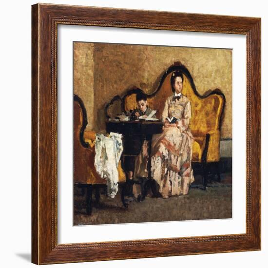 Homework-Silvestro Lega-Framed Giclee Print