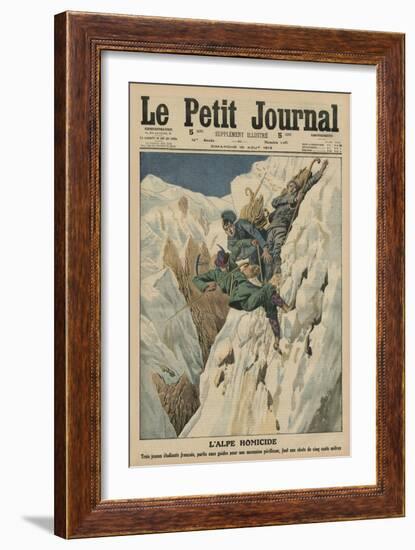 Homicidal Alp, Front Cover Illustration from 'Le Petit Journal', Supplement Illustre, 10th August…-French School-Framed Giclee Print