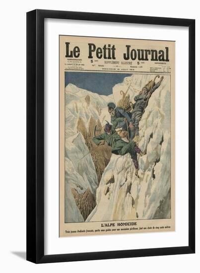 Homicidal Alp, Front Cover Illustration from 'Le Petit Journal', Supplement Illustre, 10th August…-French School-Framed Giclee Print