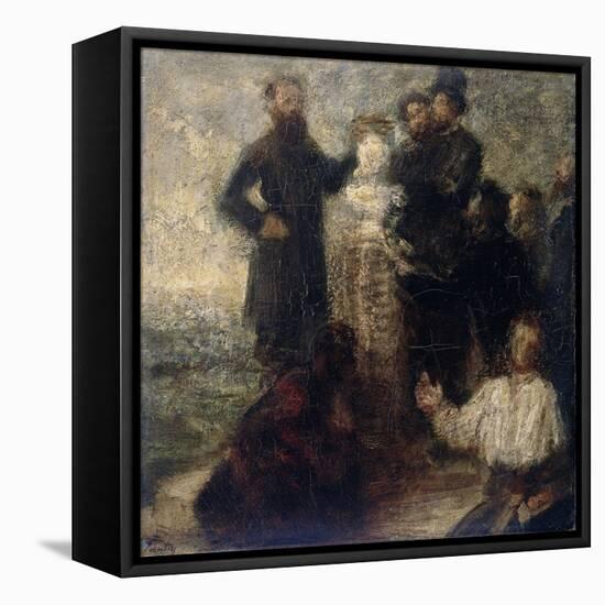 Hommage À Berlioz, C. 1900-Henri Fantin-Latour-Framed Premier Image Canvas