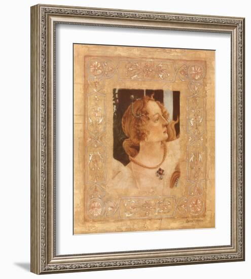 Hommage a Botticelli I-Javier Fuentes-Framed Art Print