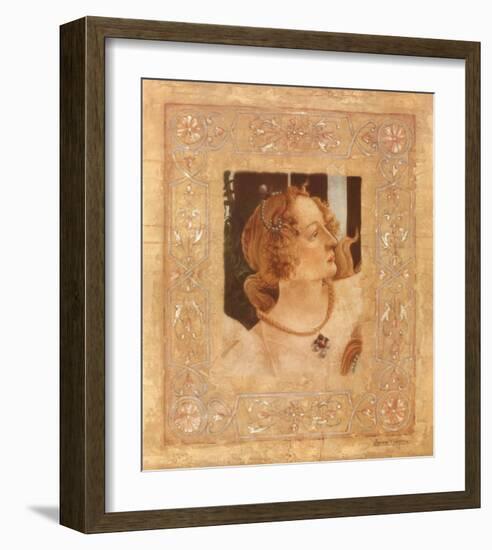 Hommage a Botticelli I-Javier Fuentes-Framed Art Print