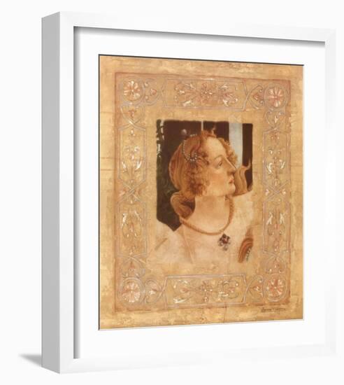 Hommage a Botticelli I-Javier Fuentes-Framed Art Print