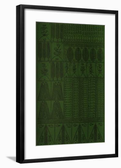 Hommage à Cheikh Al Alawi Al Moustaghanami VII-Rachid Koraichi-Framed Limited Edition